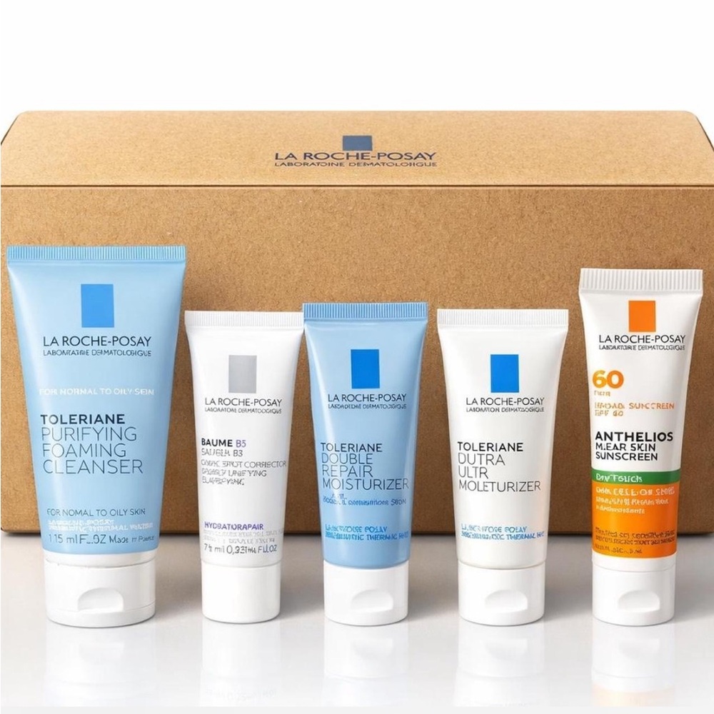 LA ROCHE-POSAY SKIN CARE FOR OILY SKIN TRAVEL SET - 5 PC